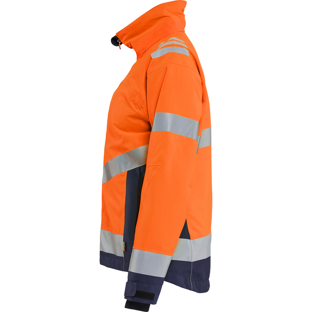 Blaklader Ladies High Vis Winter Jacket Lightly Lined, High Vis Orange/Navy Blue (3)