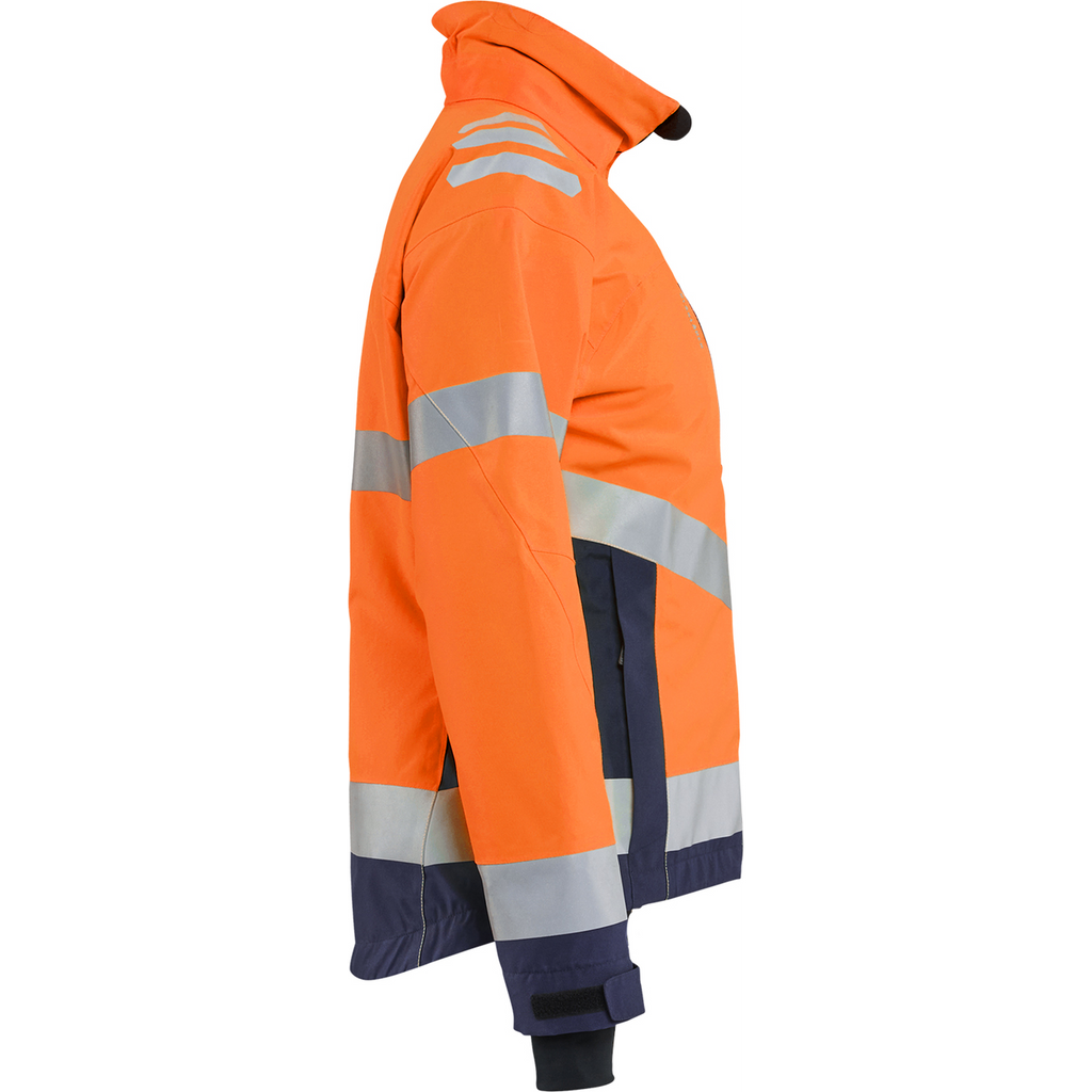 Blaklader Ladies High Vis Winter Jacket Lightly Lined, High Vis Orange/Navy Blue (2)
