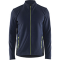 Blaklader Microfleece Jacket, Dark Navy/Yellow