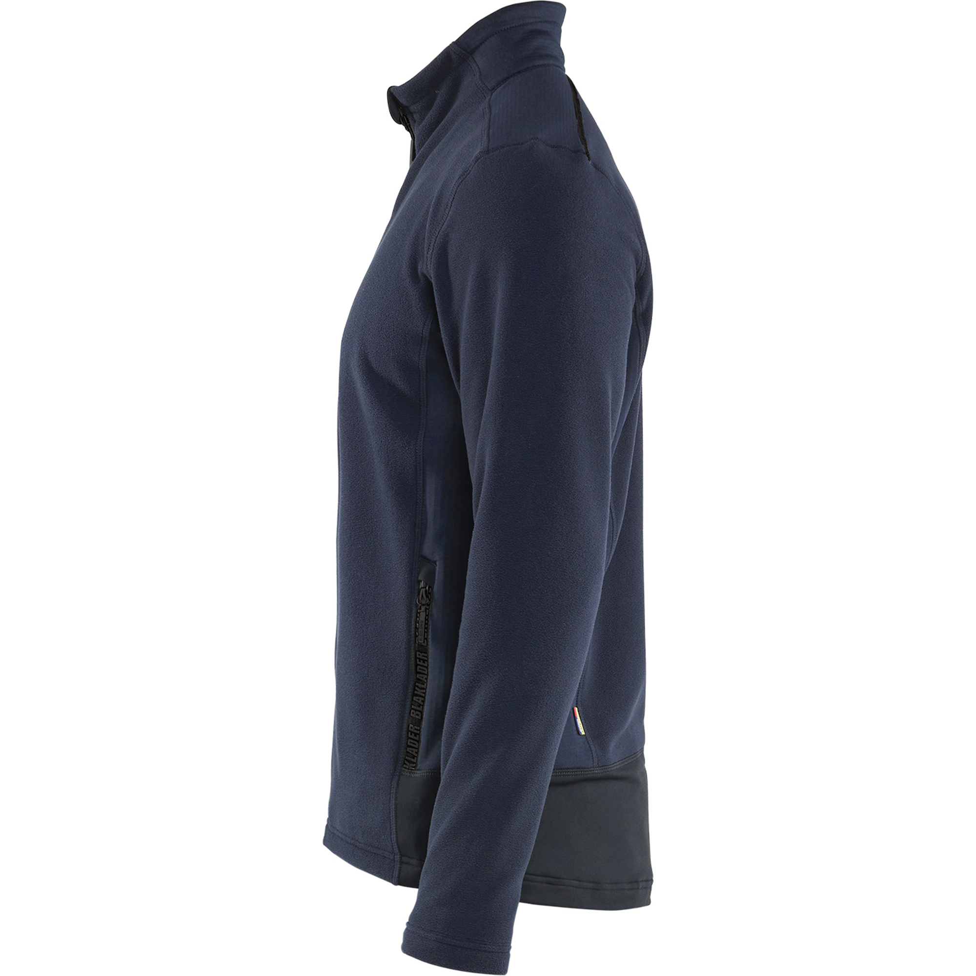 Blaklader Microfleece Jacket, Dark Navy/Black (3)