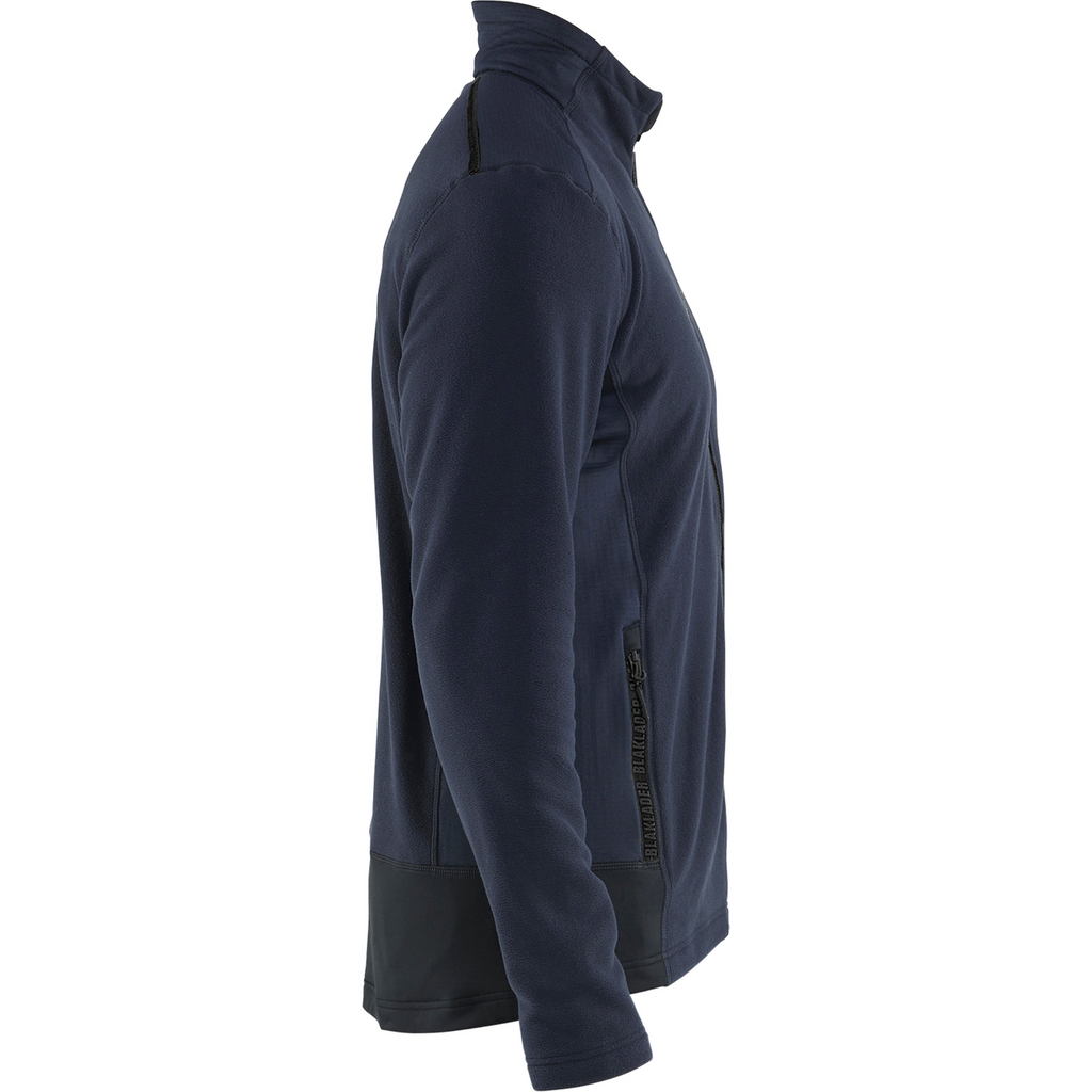 Blaklader Microfleece Jacket, Dark Navy/Black (2)