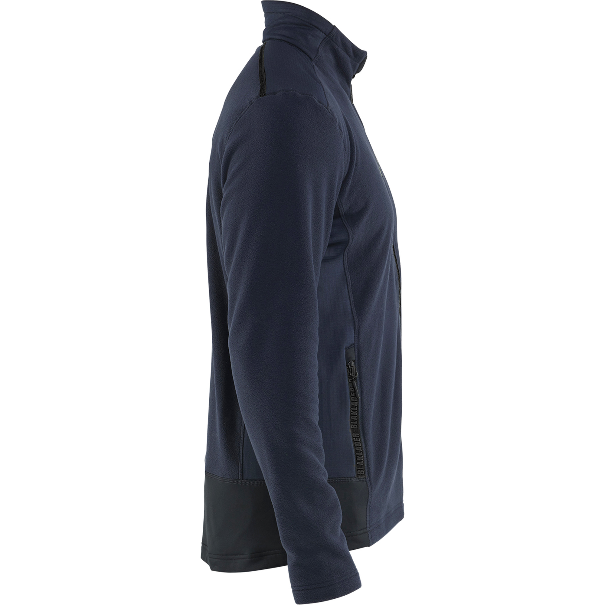 Blaklader Microfleece Jacket, Dark Navy/Black (2)