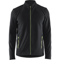 Blaklader Microfleece Jacket, Black/Yellow