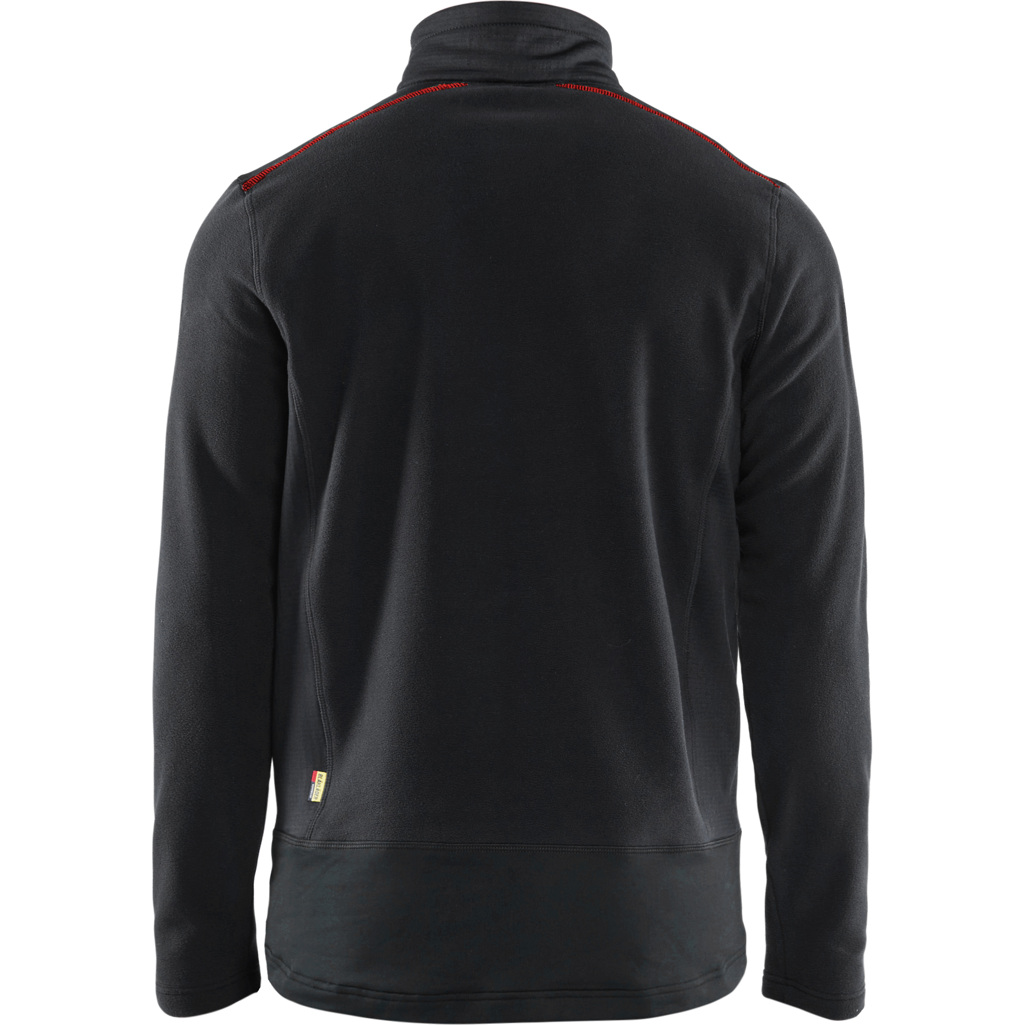Blaklader Microfleece Jacket, Black/Red (4)