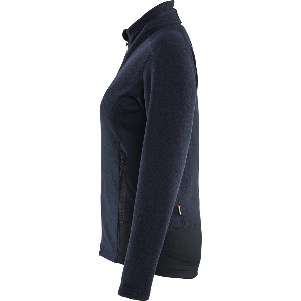 Blaklader Ladies Microfleece Jacket, Dark Navy/Black (3)
