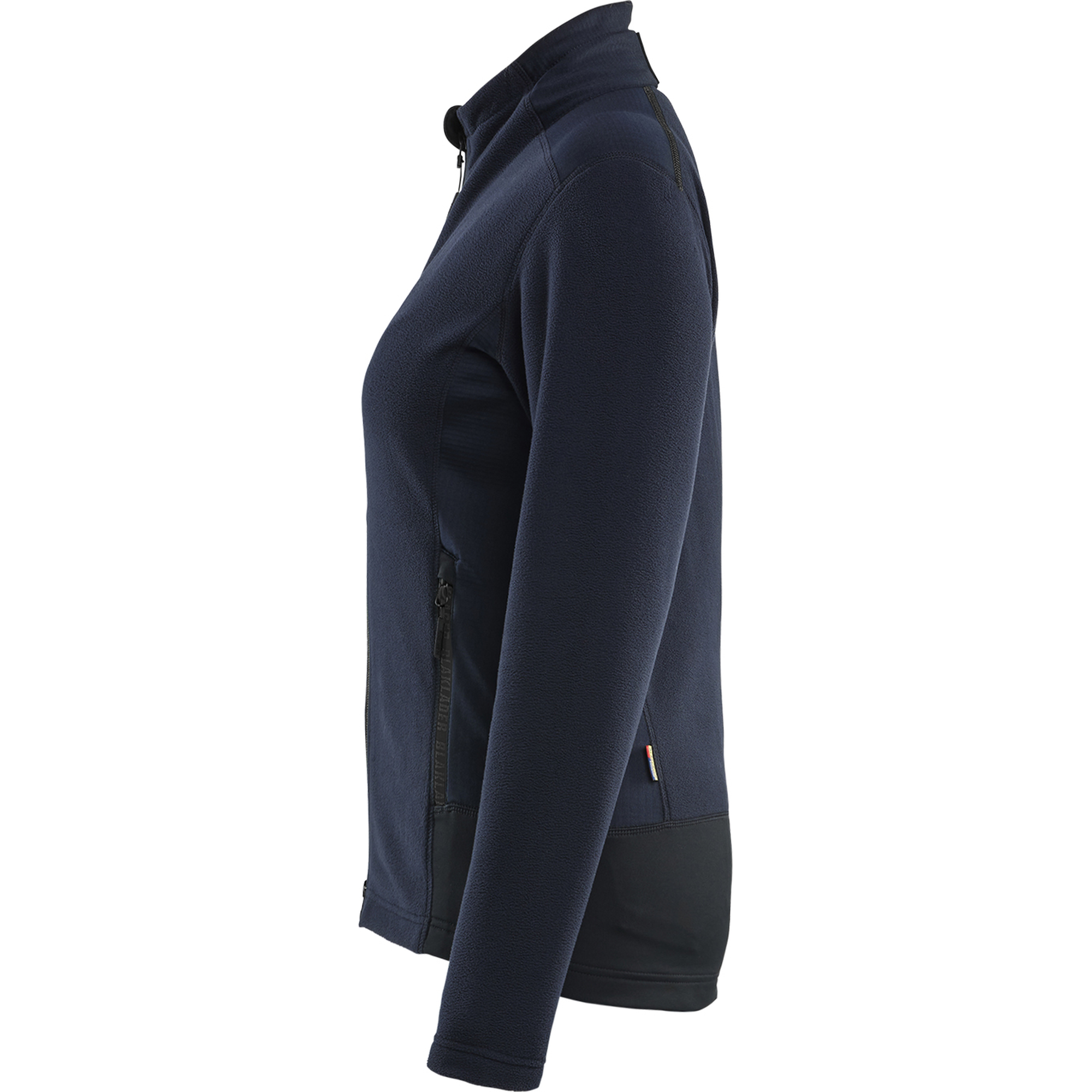 Blaklader Ladies Microfleece Jacket, Dark Navy/Black (3)
