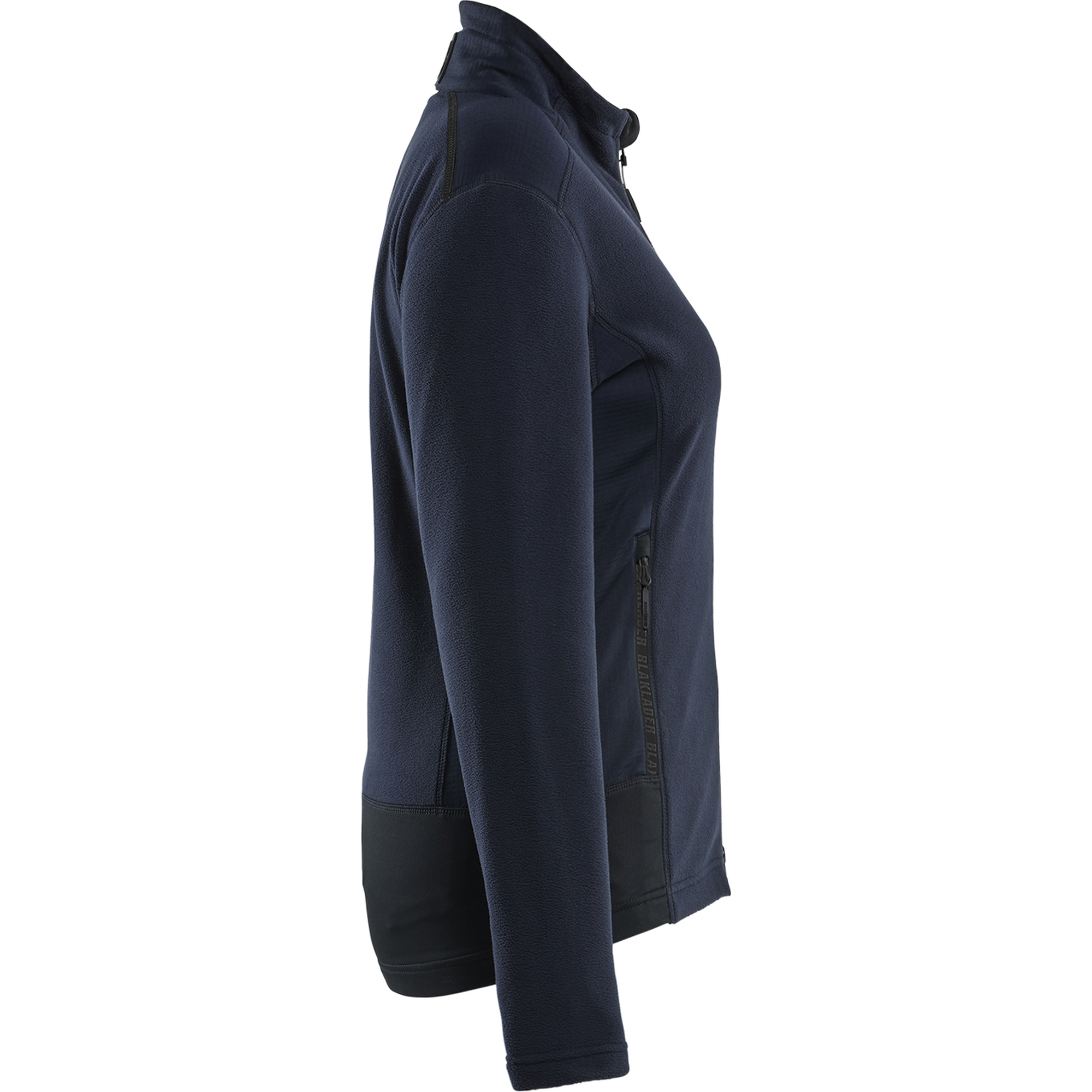 Blaklader Ladies Microfleece Jacket, Dark Navy/Black (2)