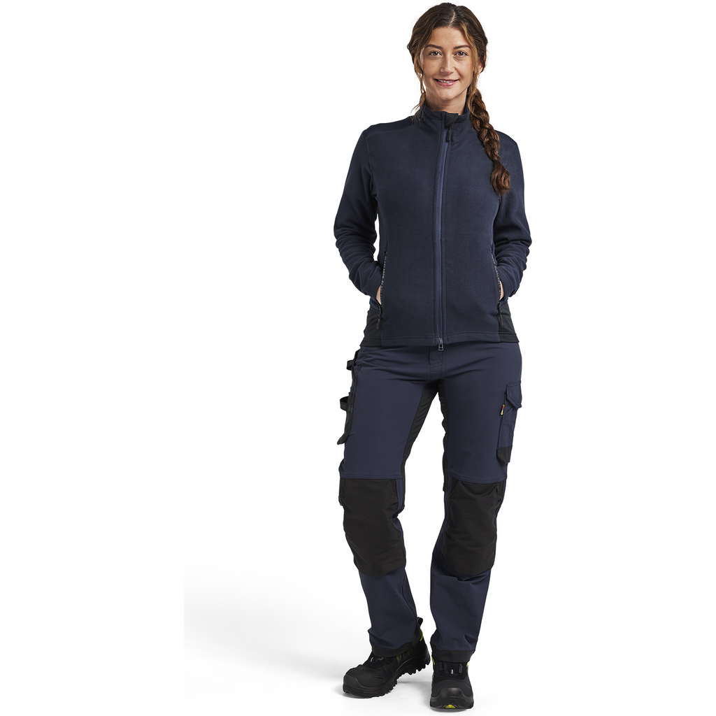 Blaklader Ladies Microfleece Jacket, Dark Navy/Black (5)