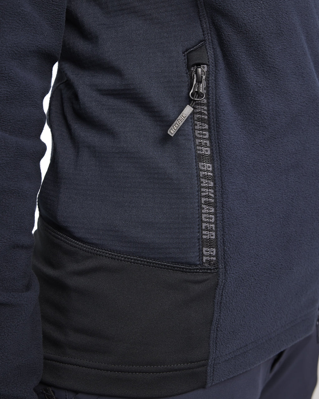 Blaklader Ladies Microfleece Jacket, Dark Navy/Black (7)