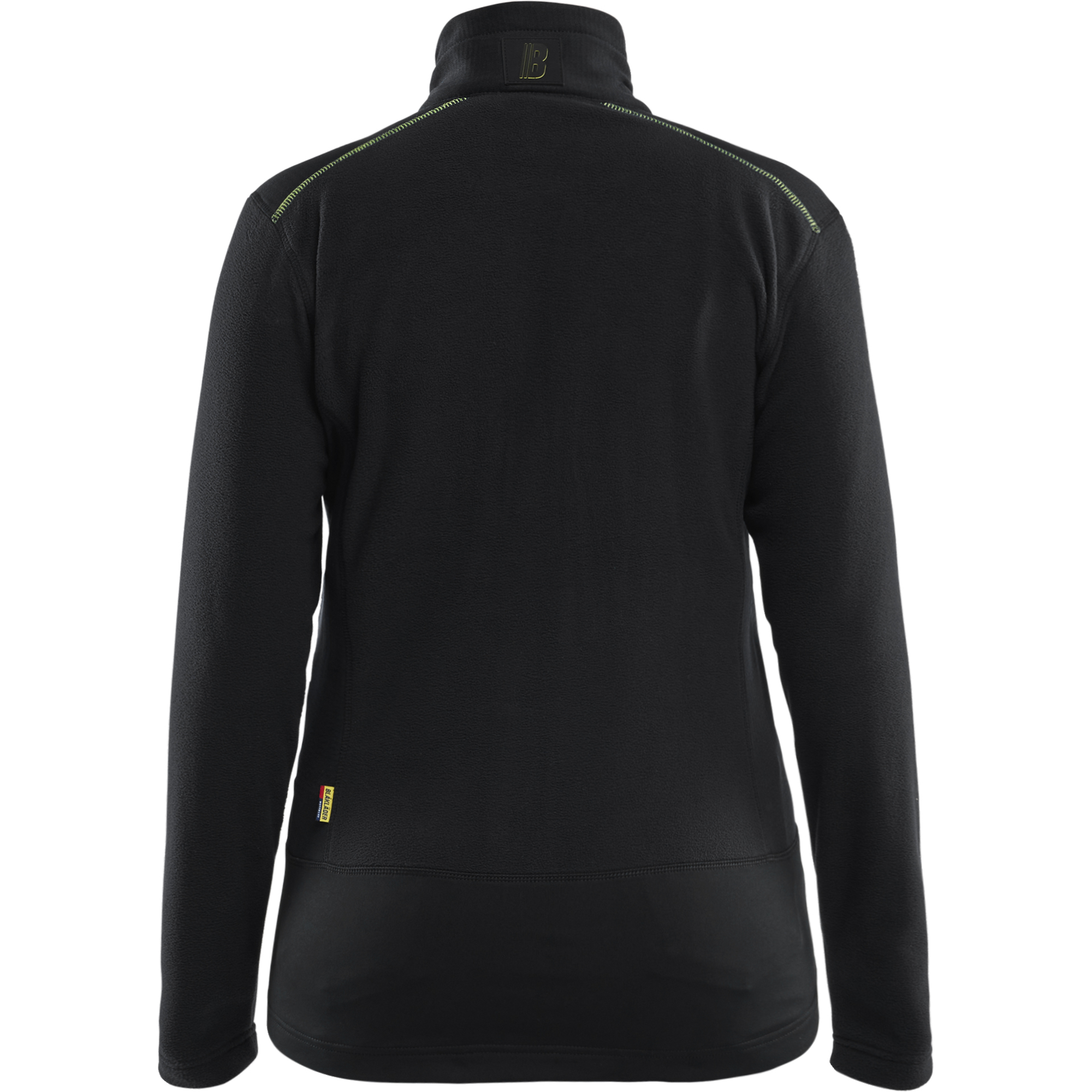 Blaklader Ladies Microfleece Jacket, Black/Yellow (4)