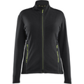 Blaklader Ladies Microfleece Jacket, Black/Yellow