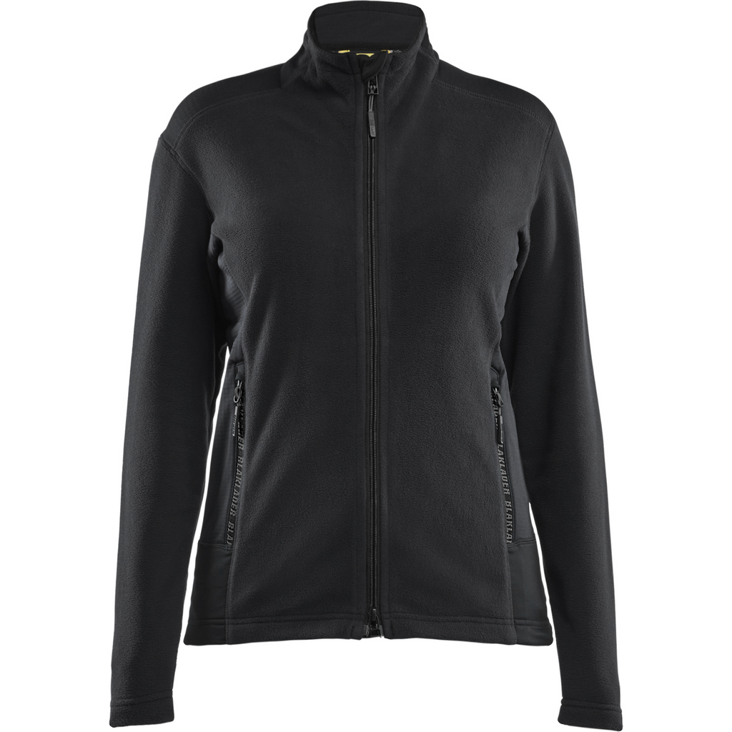 Blaklader Ladies Microfleece Jacket, Black/Medium Grey