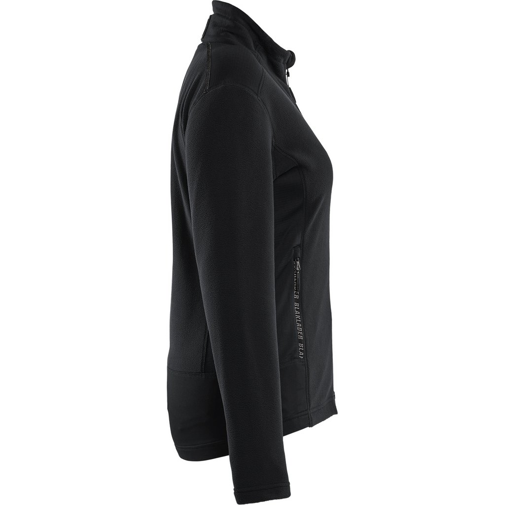 Blaklader Ladies Microfleece Jacket, Black/Medium Grey (2)