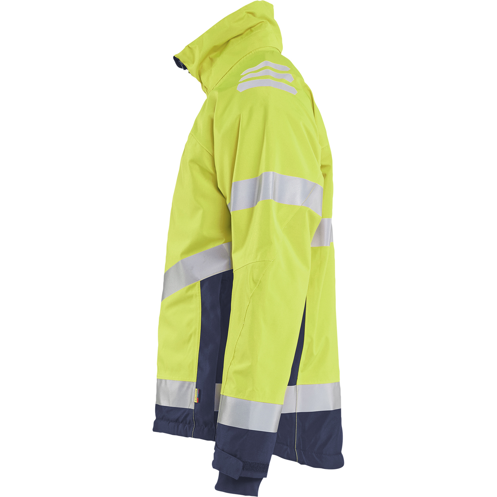 Blaklader High Vis Lined Lightweight Winter Jacket, Yellow/Navy Blue (3)