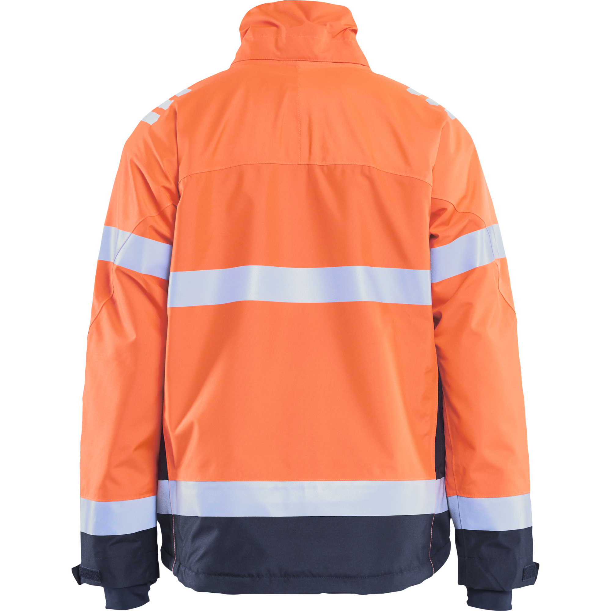 Blaklader High Vis Lined Lightweight Winter Jacket, Orange/Navy Blue (4)