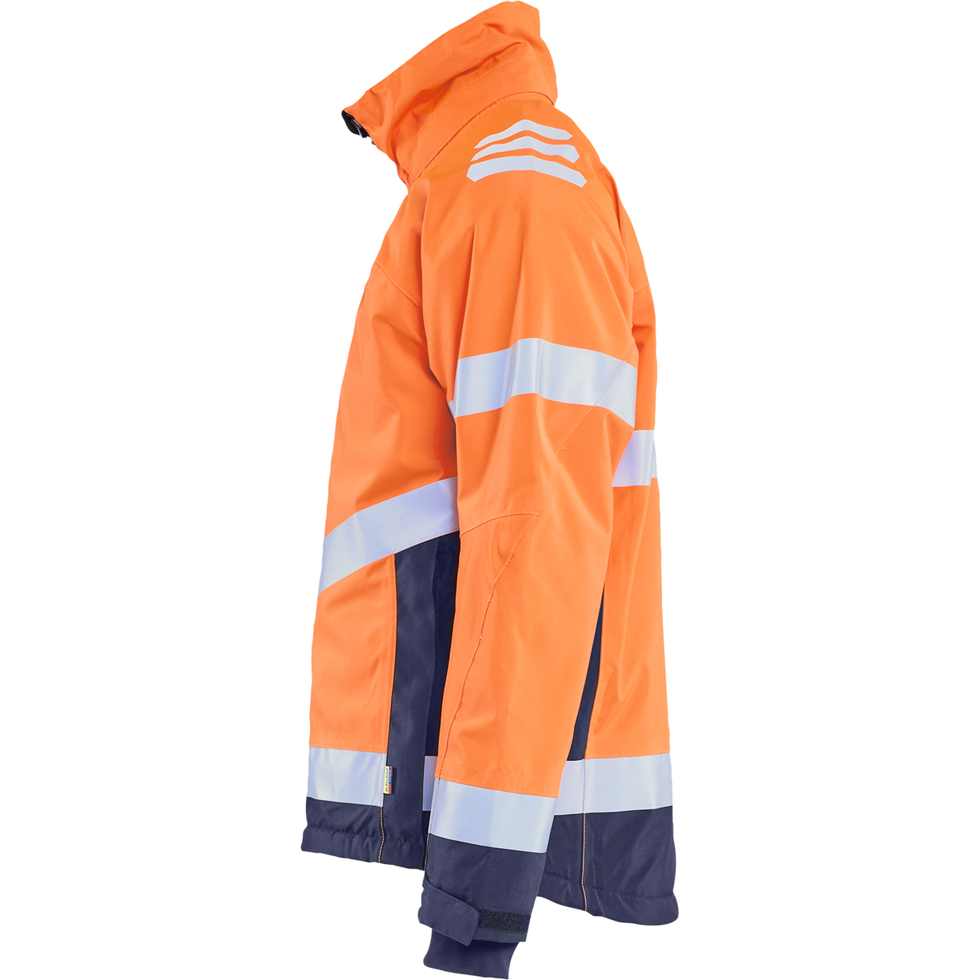 Blaklader High Vis Lined Lightweight Winter Jacket, Orange/Navy Blue (3)