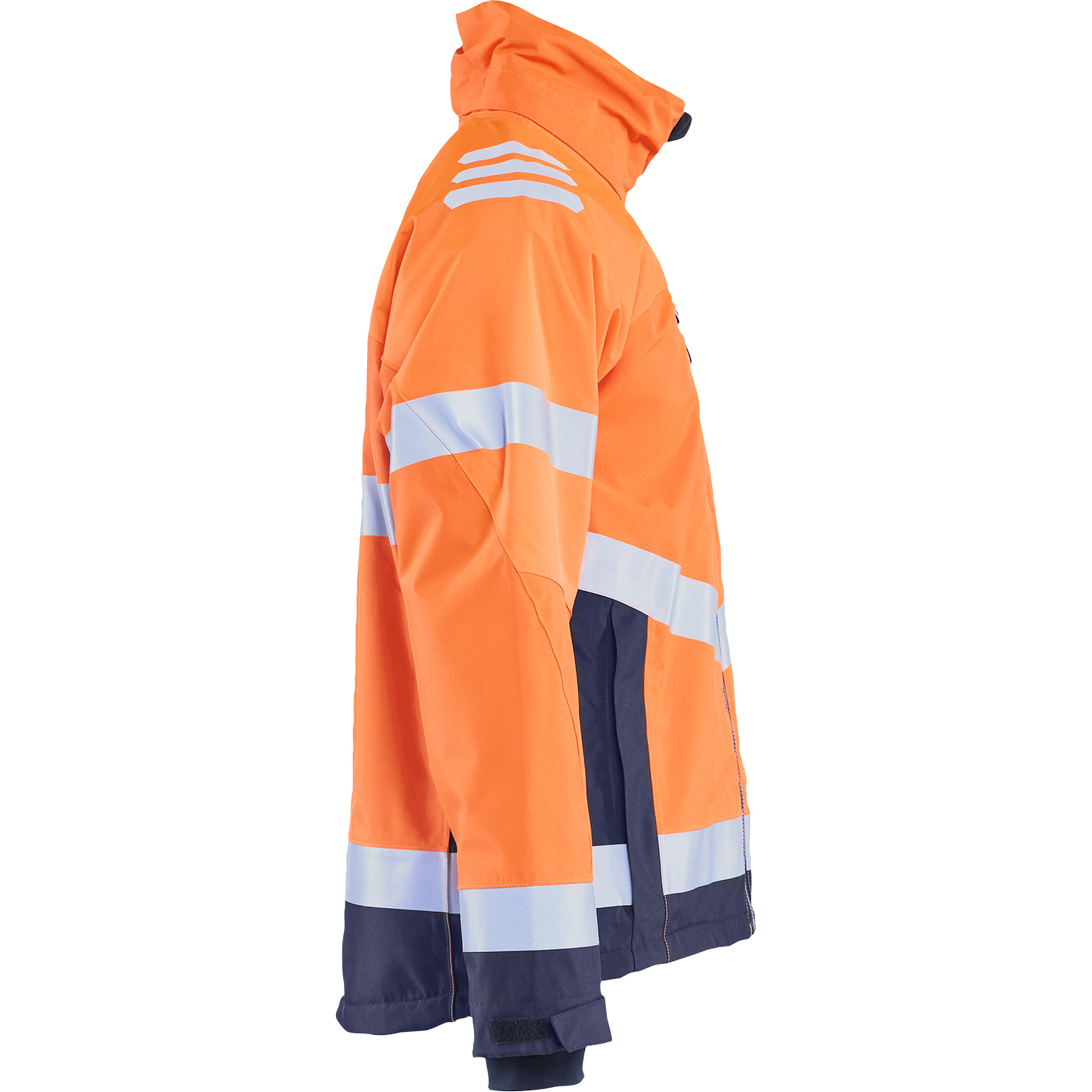 Blaklader High Vis Lined Lightweight Winter Jacket, Orange/Navy Blue (2)