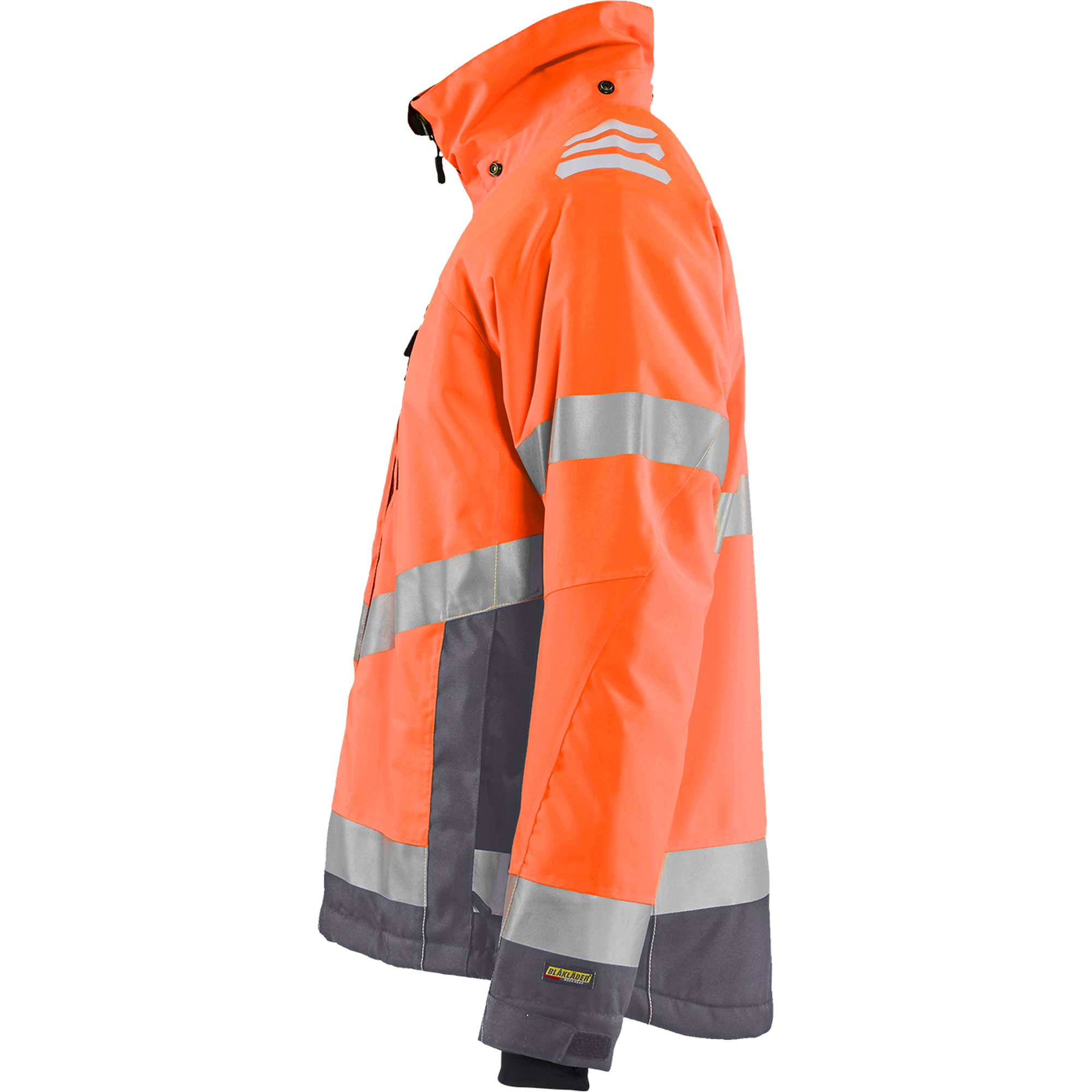 Blaklader High Vis Lined Lightweight Winter Jacket, Orange/Medium Grey (3)