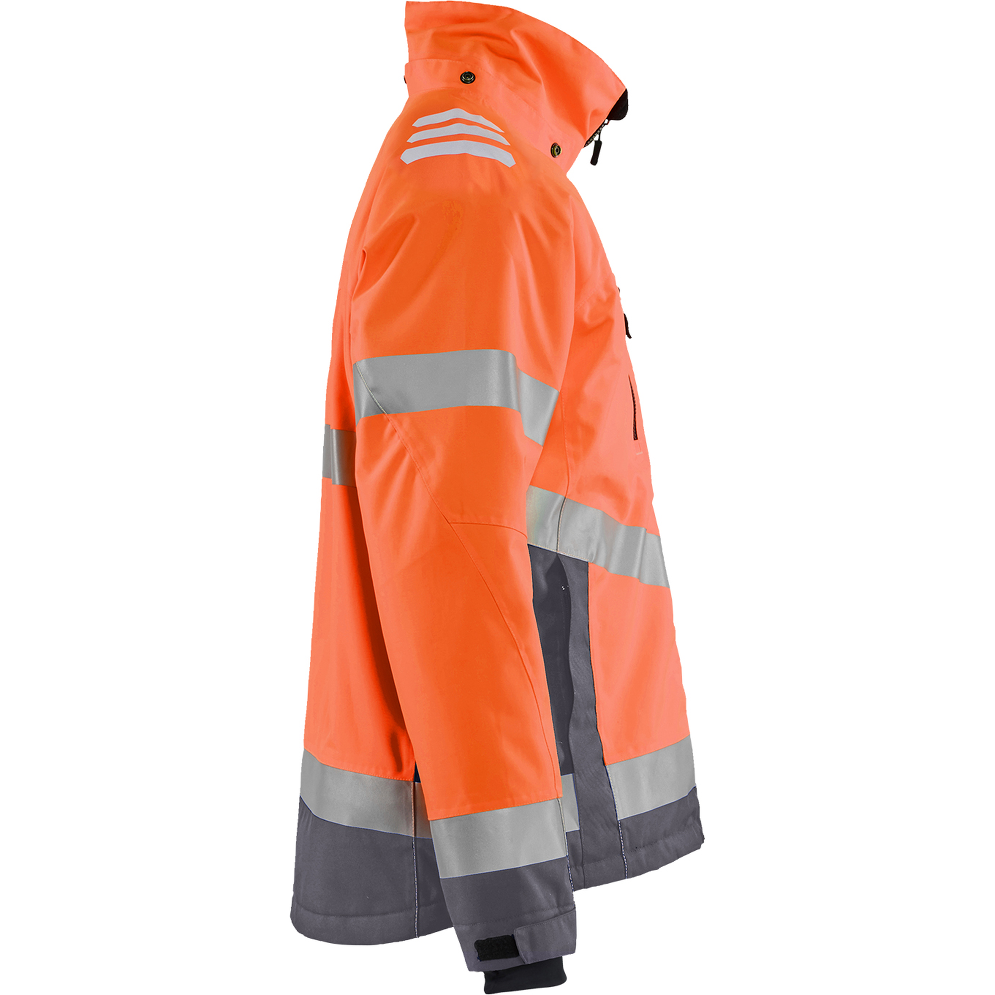 Blaklader High Vis Lined Lightweight Winter Jacket, Orange/Medium Grey (2)