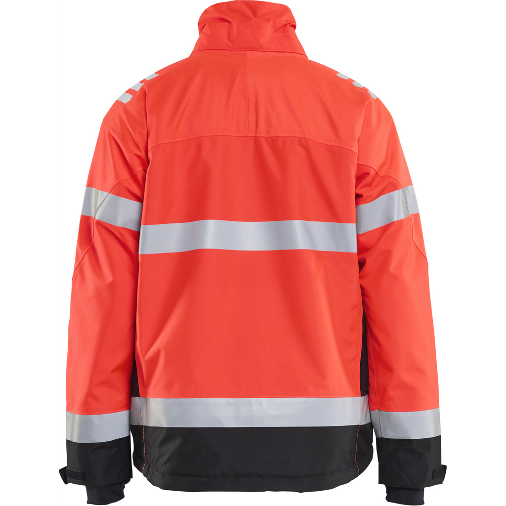 Blaklader High Vis Lightweight Lined Winter Jacket, Red/Black (4)