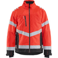Blaklader High Vis Lightweight Lined Winter Jacket, Red/Black