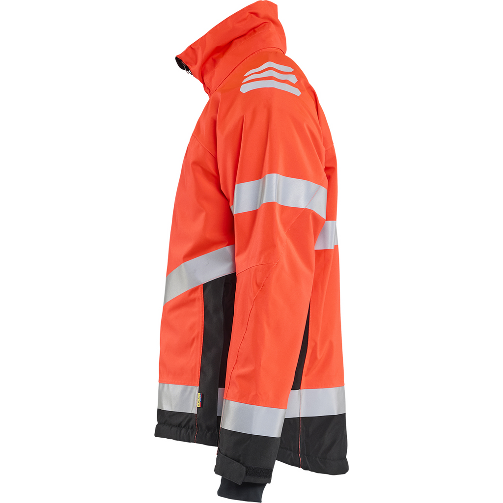 Blaklader High Vis Lightweight Lined Winter Jacket, Red/Black (3)