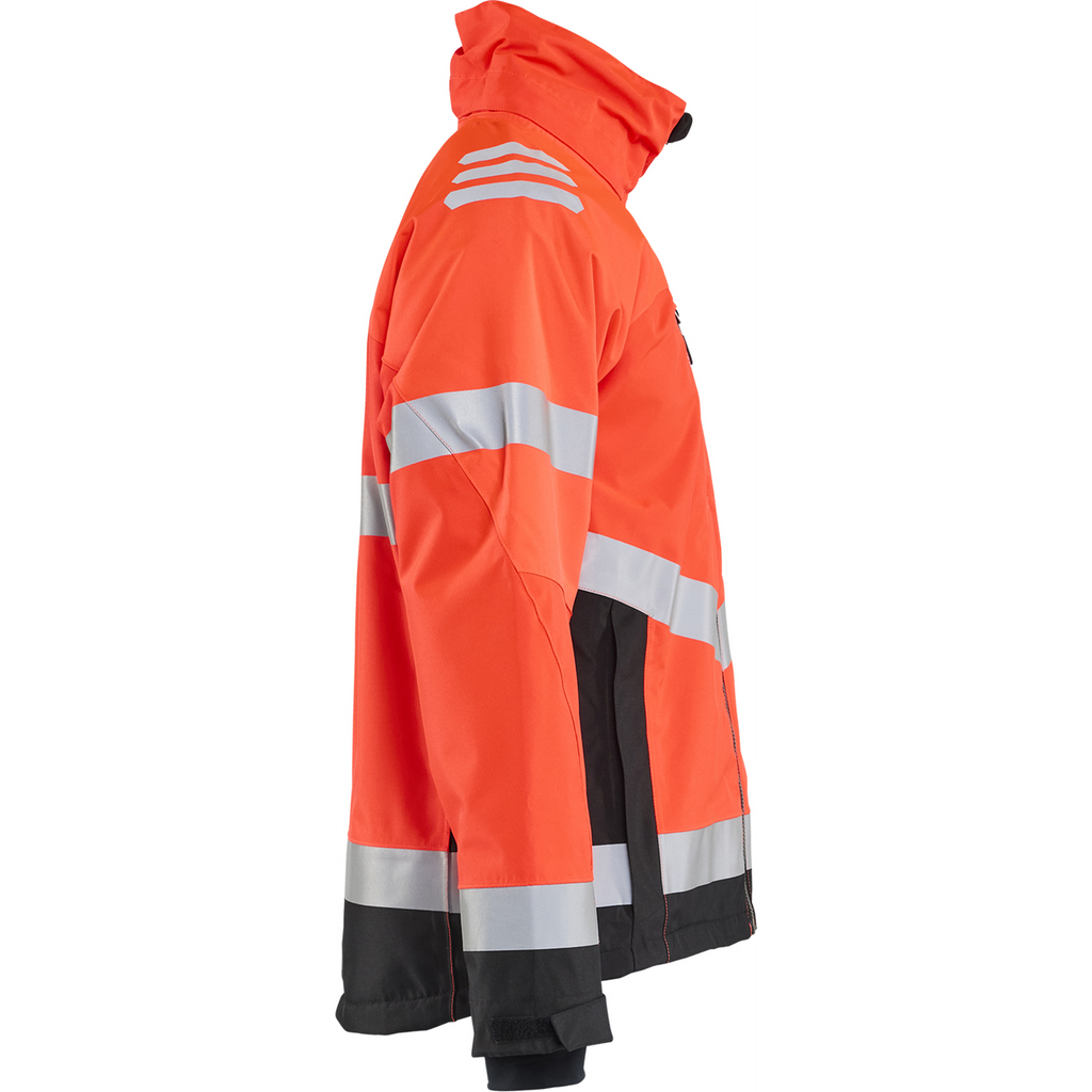 Blaklader High Vis Lightweight Lined Winter Jacket, Red/Black (2)