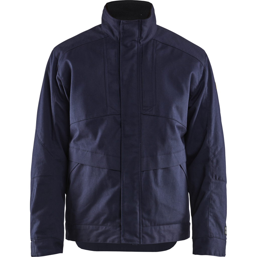 Blaklader Flame Resistant Winter Jacket, Navy Blue