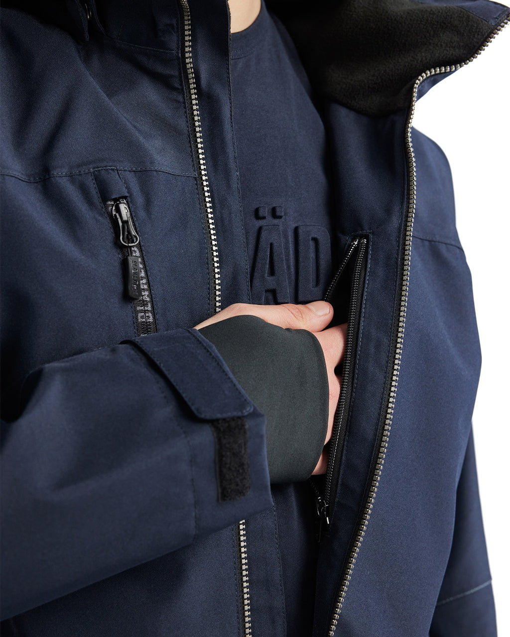 Blaklader Shell Jacket, Dark Navy/Black (6)