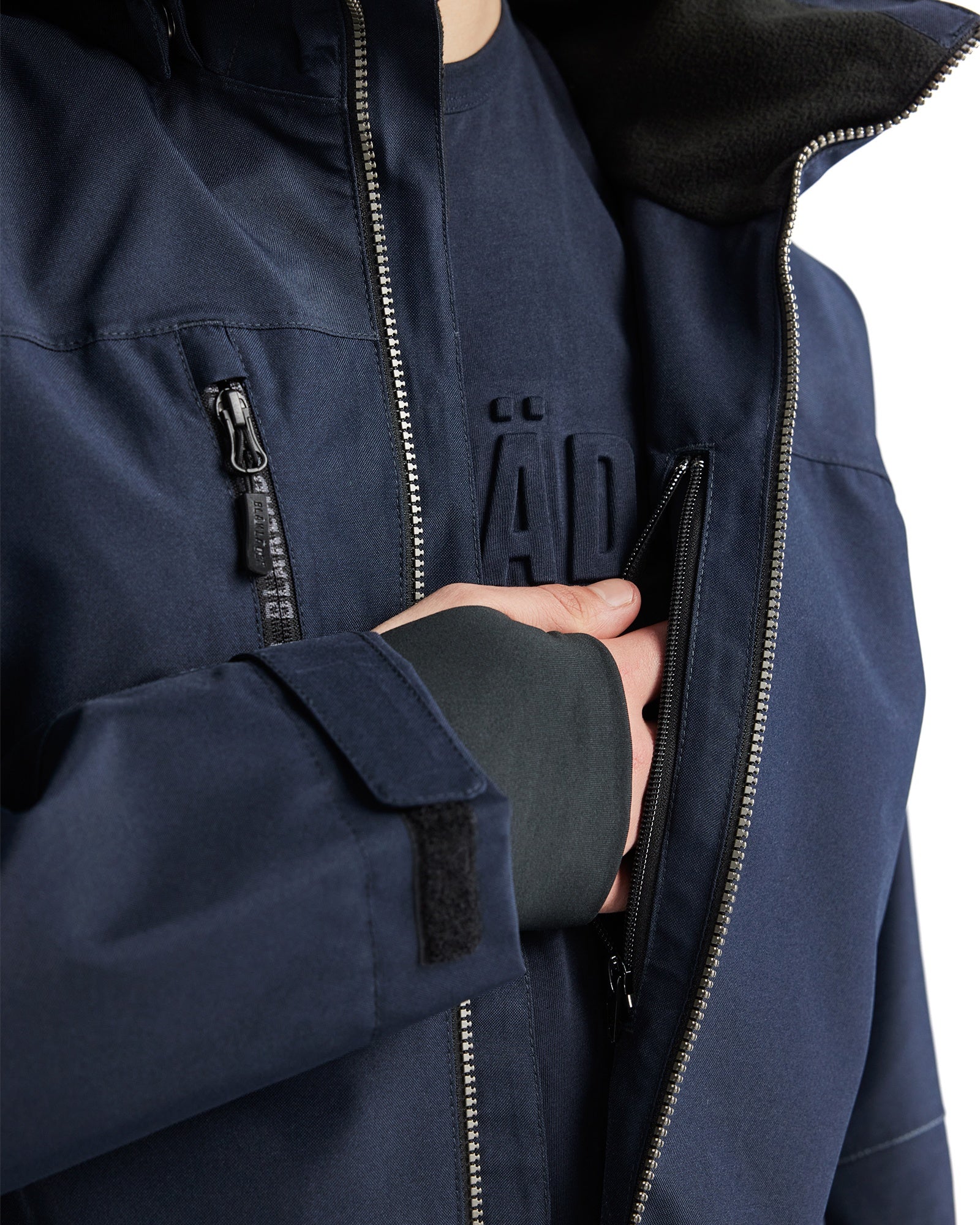 Blaklader Shell Jacket, Dark Navy/Black (6)