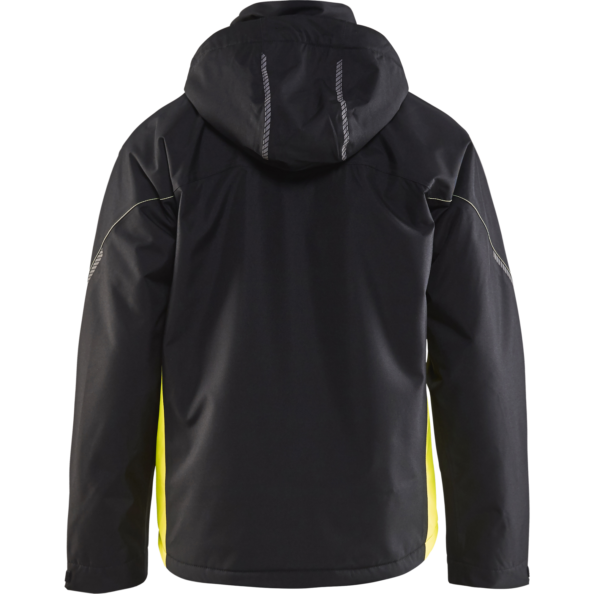 Blaklader Shell Jacket, Black/Yellow (4)