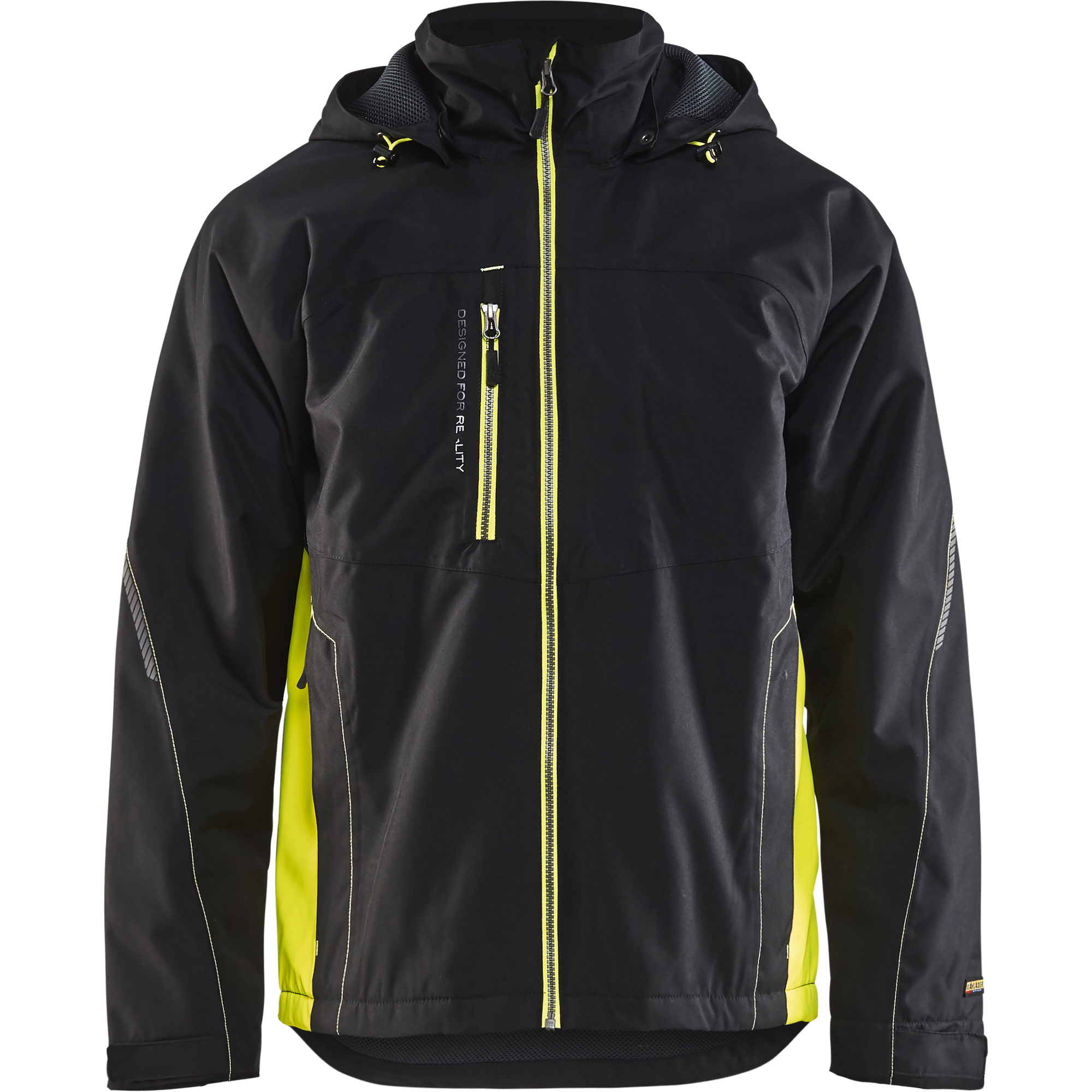 Blaklader Shell Jacket, Black/Yellow