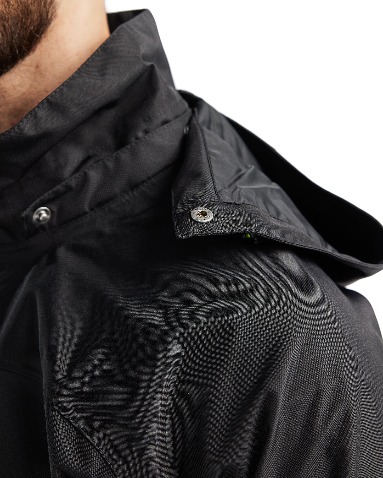Blaklader Shell Jacket, Black/Yellow (7)