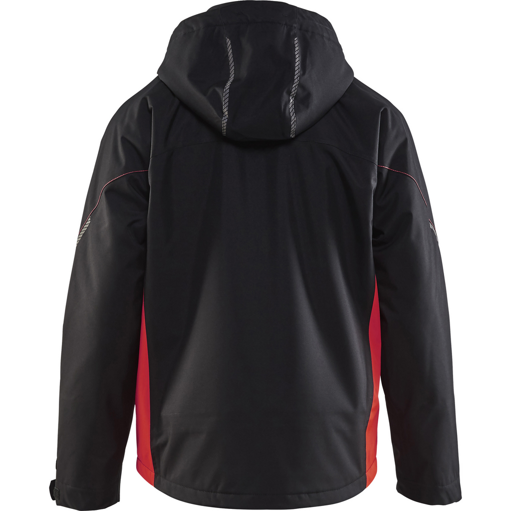 Blaklader Shell Jacket, Black/Red (4)
