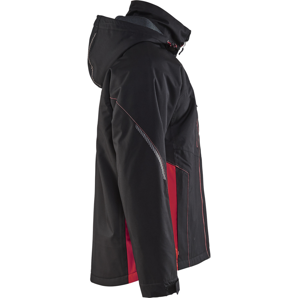 Blaklader Shell Jacket, Black/Red (2)