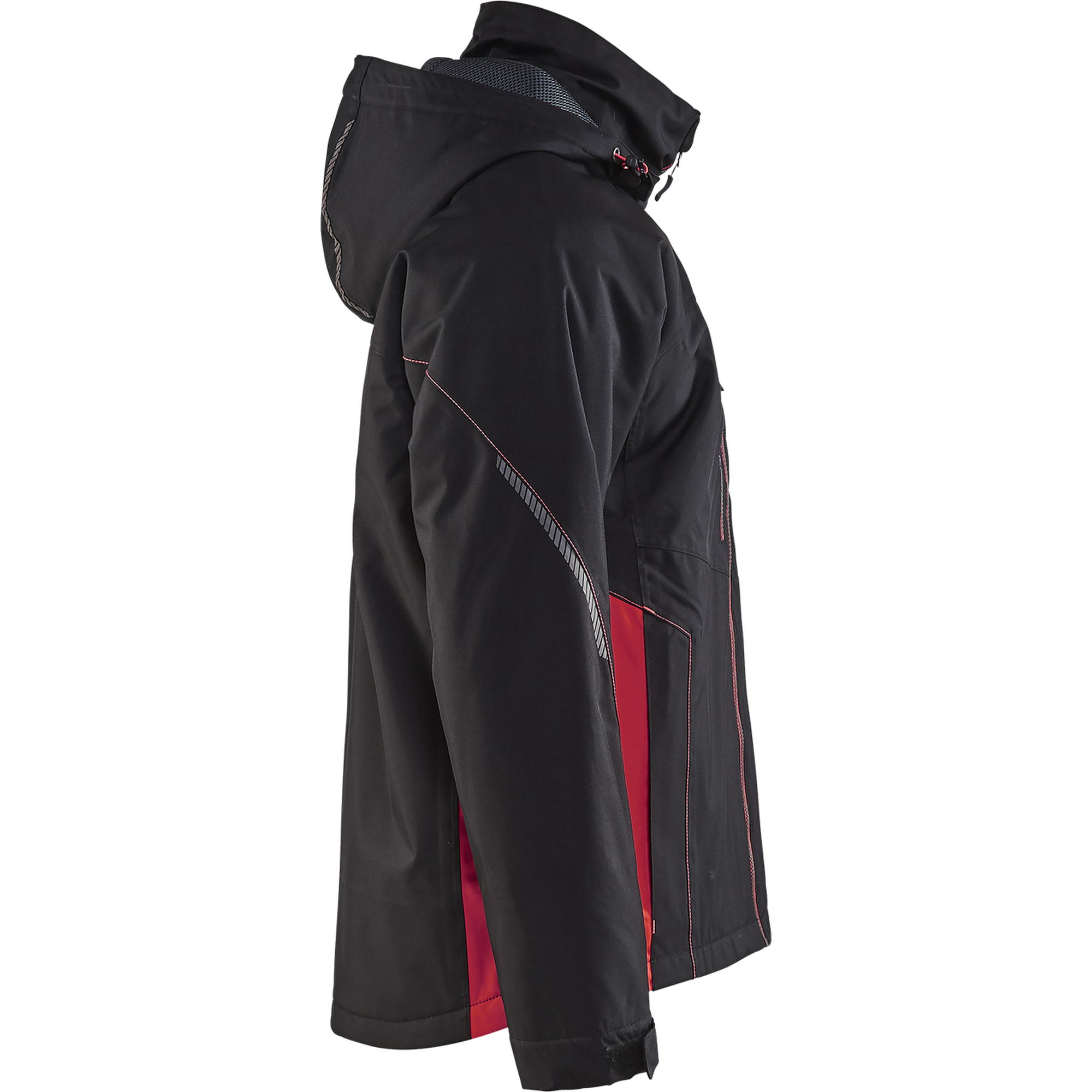 Blaklader Shell Jacket, Black/Red (2)