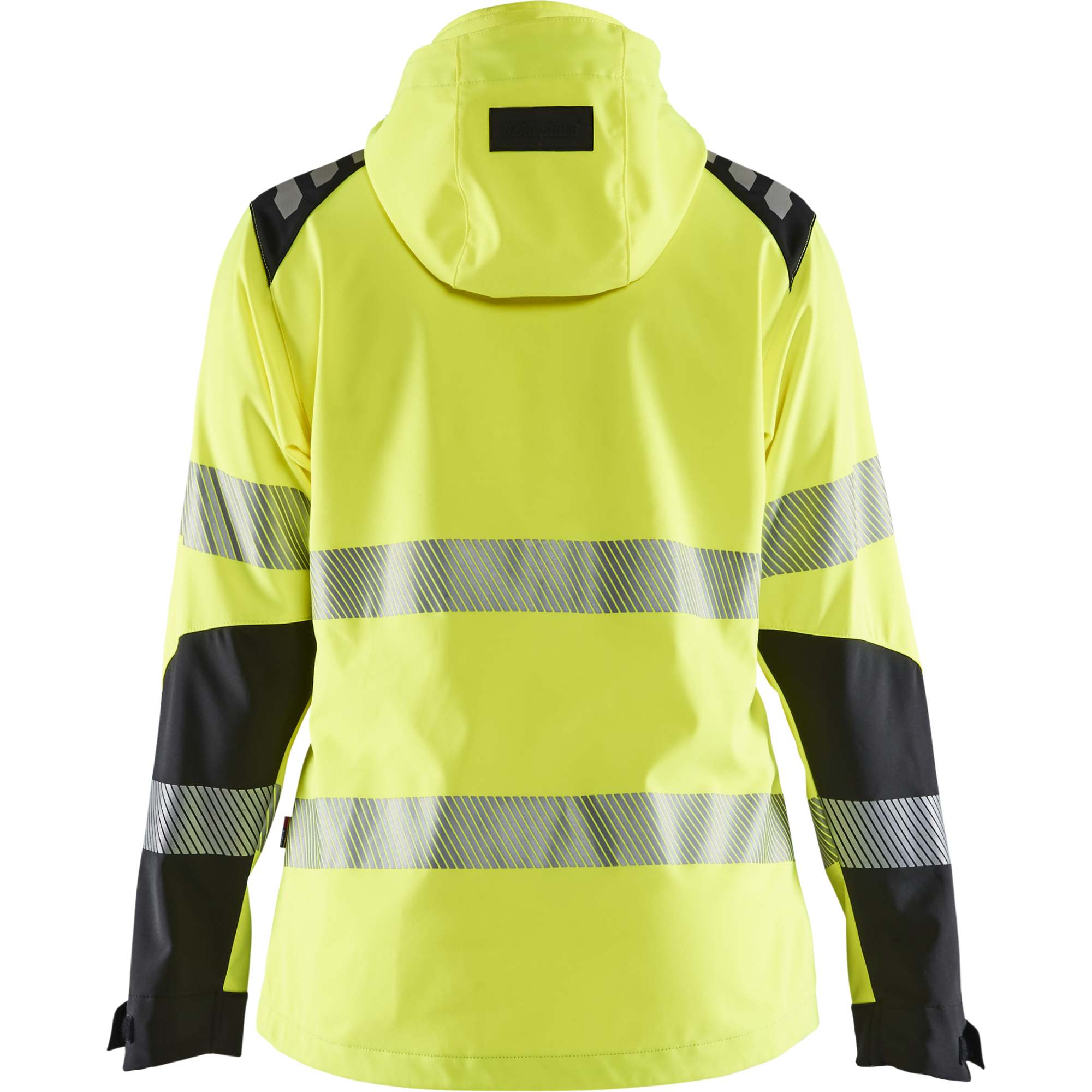 Blaklader High Vis Women's Softshell Jacket, Yellow/Black (4)