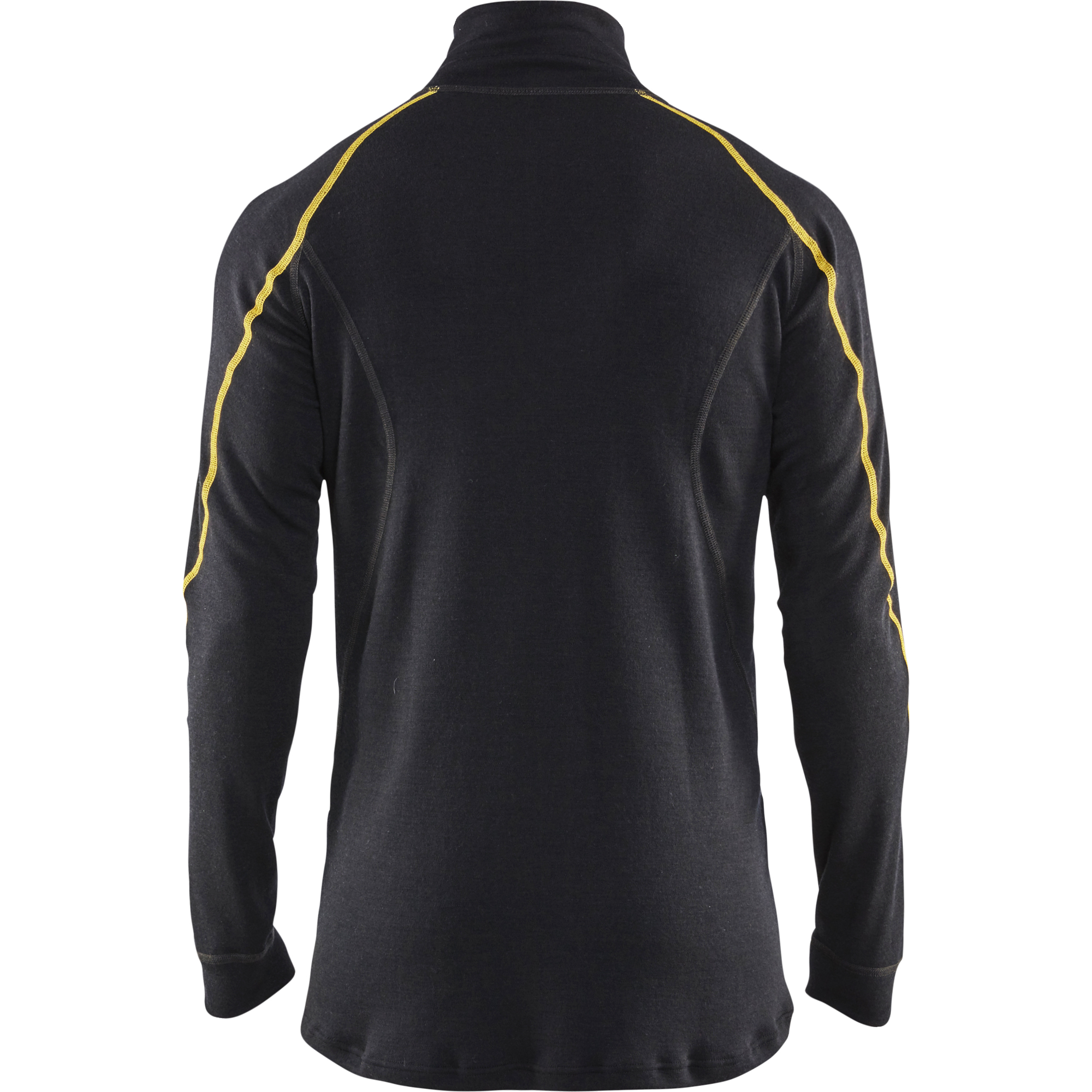 Blaklader Merino Wool Flame Resistant Half-Zip Undershirt, Black (3)