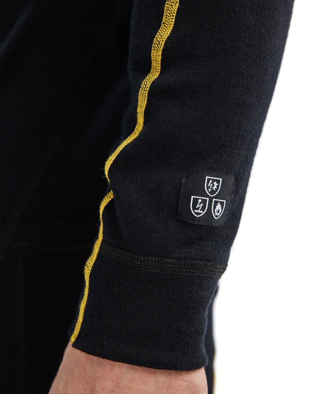 Blaklader Merino Wool Flame Resistant Half-Zip Undershirt, Black (5)