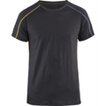 Blaklader XLIGHT Merino Wool Base Layer T-Shirt, Dark Grey/Yellow