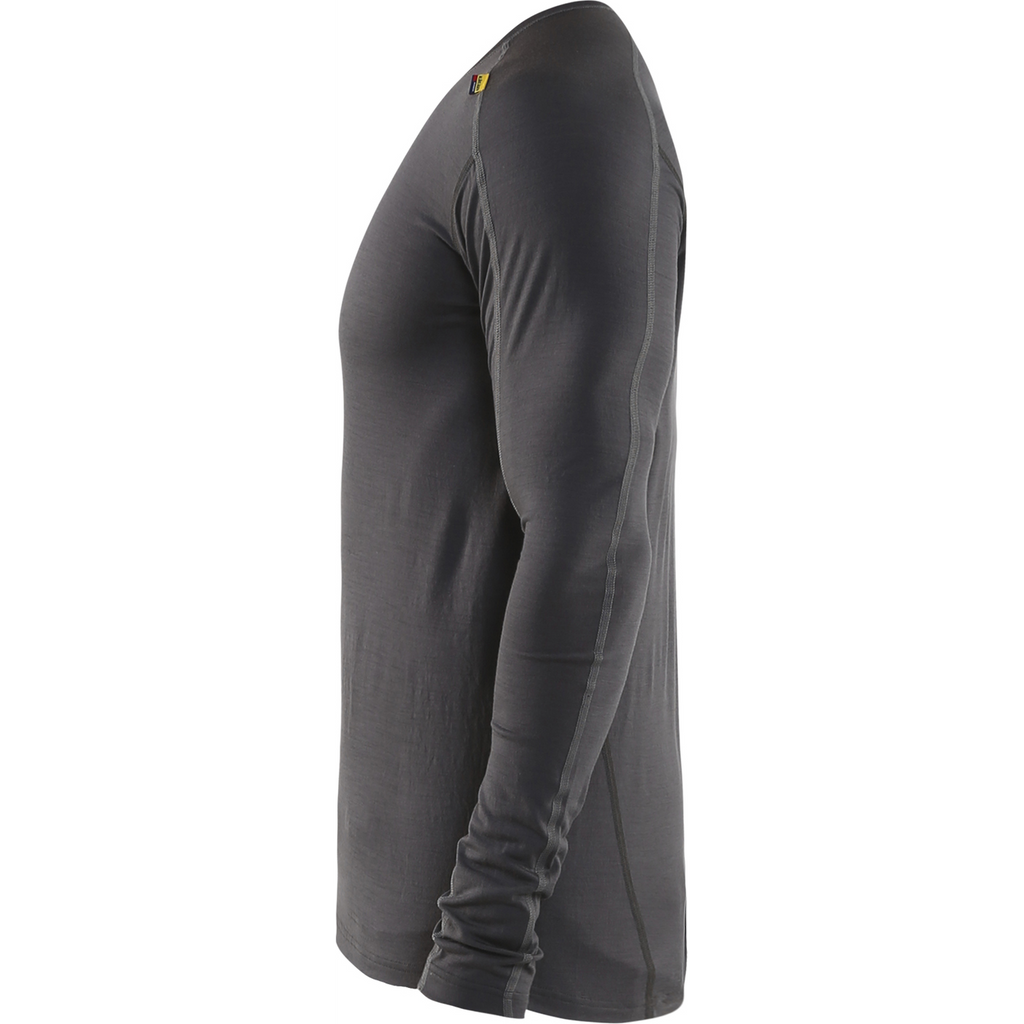 Blaklader XLIGHT Merino Wool Undershirt, Dark Grey/Yellow (3)