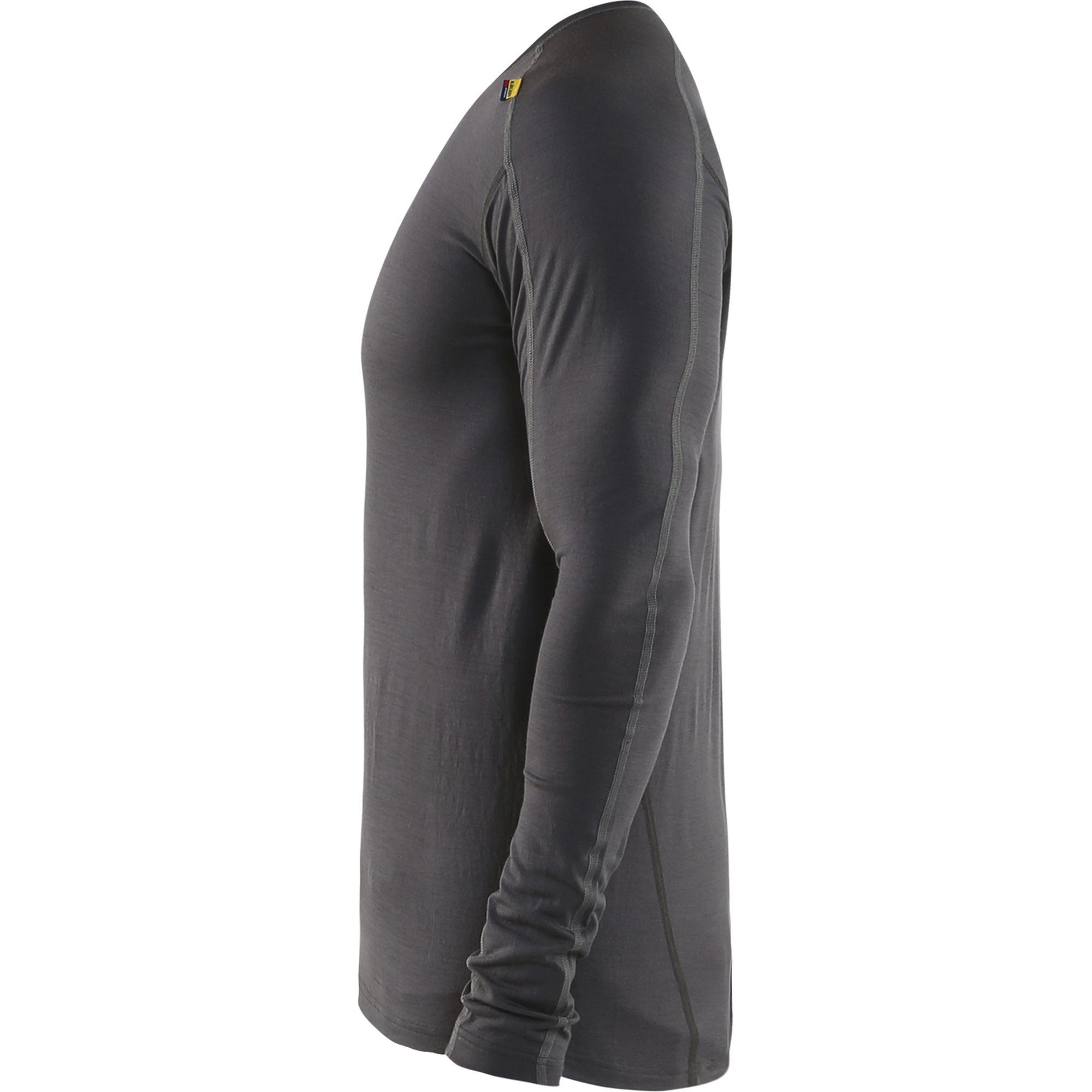 Blaklader XLIGHT Merino Wool Undershirt, Dark Grey/Yellow (3)