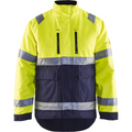 Blaklader High Vis Winter Jacket, Yellow/Navy Blue