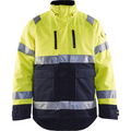 Blaklader High Vis Winter Jacket, Yellow/Navy Blue