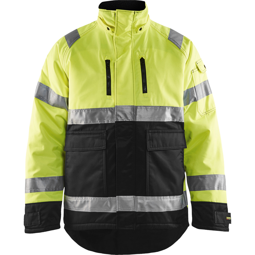 Blaklader High Vis Winter Jacket, Yellow/Black