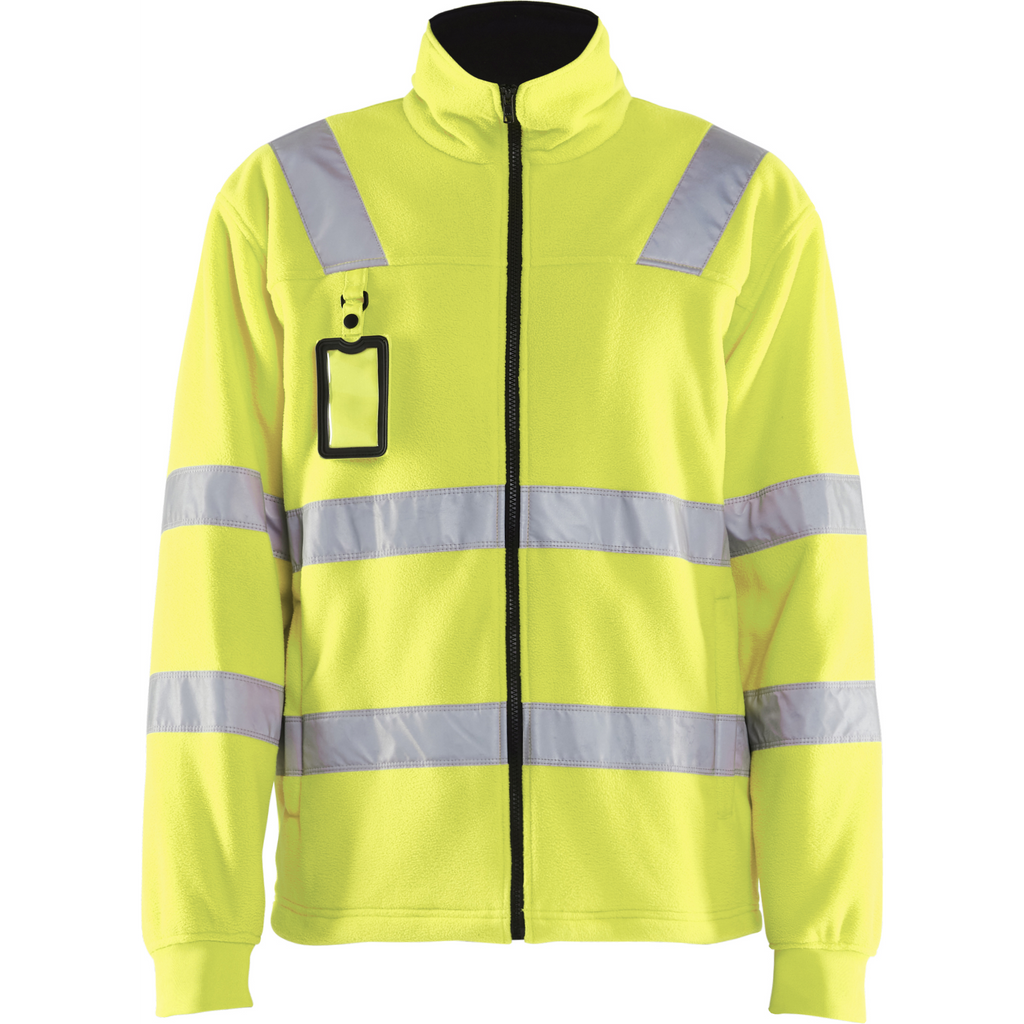 Blaklader High Vis Fleece Jacket, Yellow