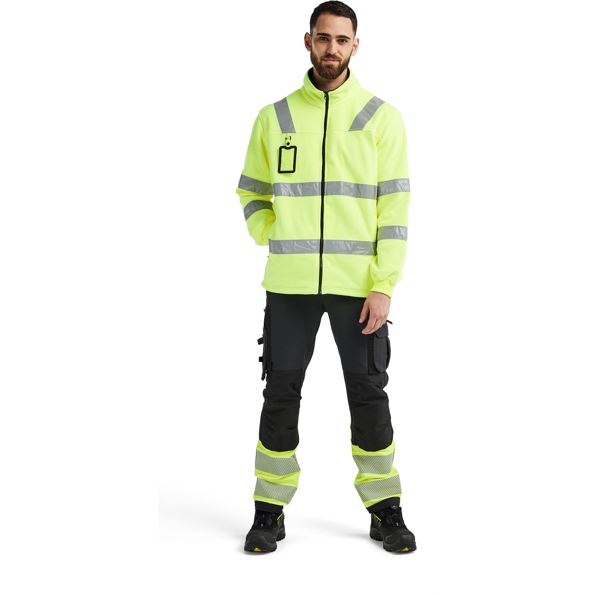 Blaklader High Vis Fleece Jacket, Yellow (4)