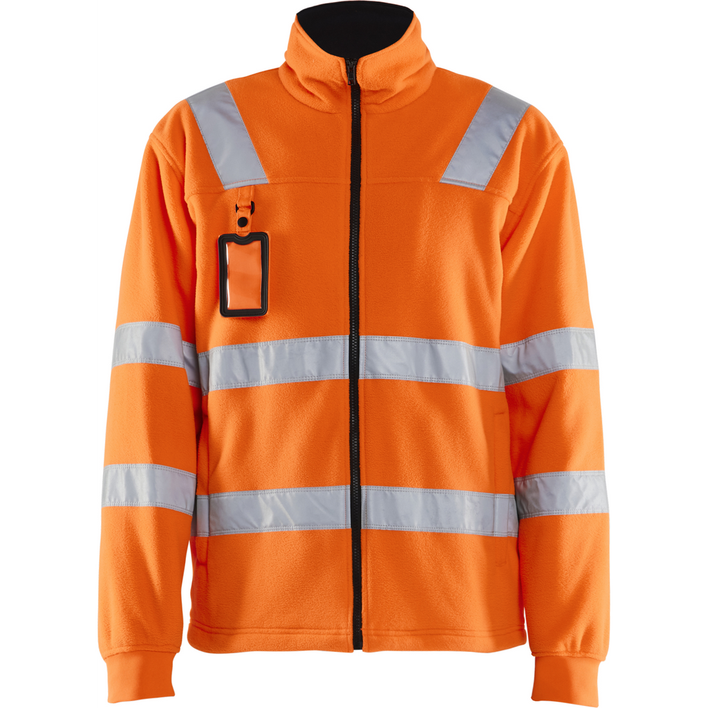 Blaklader High Vis Fleece Jacket, Orange