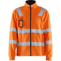 Blaklader High Vis Fleece Jacket, Orange