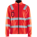 Blaklader High Vis Fleece Jacket, Red